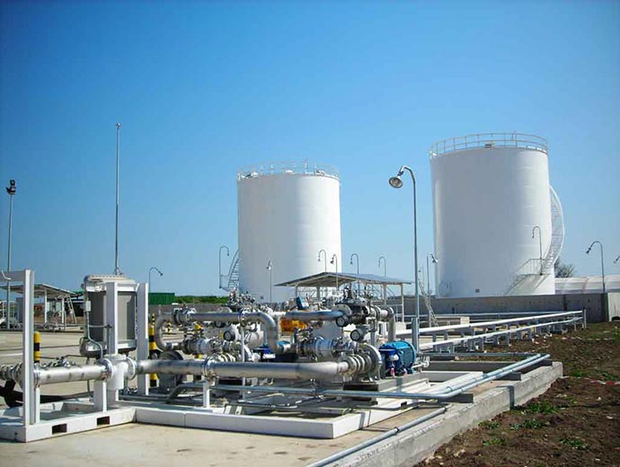 NATO, Airbase Fuel Plant 2x780 M³ Oil Storage Tank and Loading Station Manufacturing And Assembly